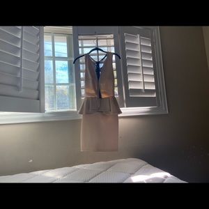 Foreign exchange peplum dress